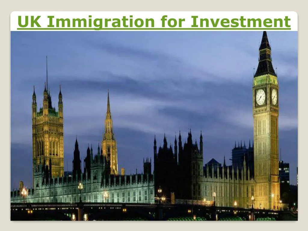 uk immigration for investment