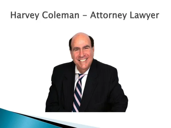 Harvey Coleman - Lawyer Attorney