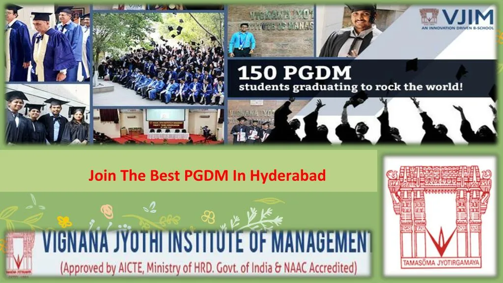 join the best pgdm in hyderabad