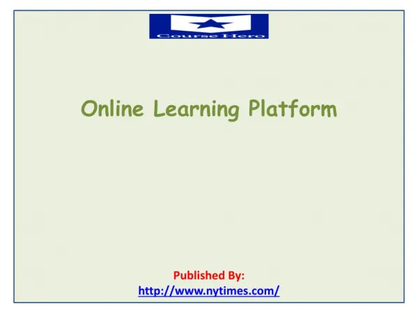 Online Learning Platform