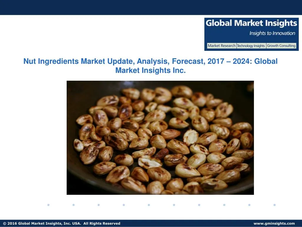 nut ingredients market update analysis forecast