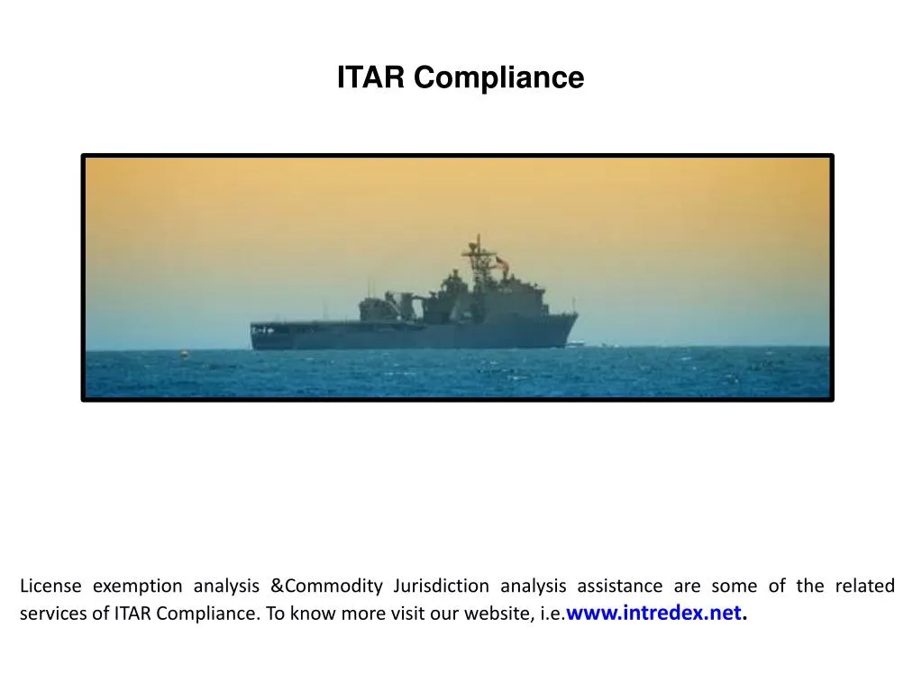 itar compliance