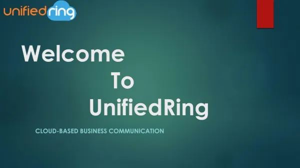 UnifiedRing - Cloud Business Communication