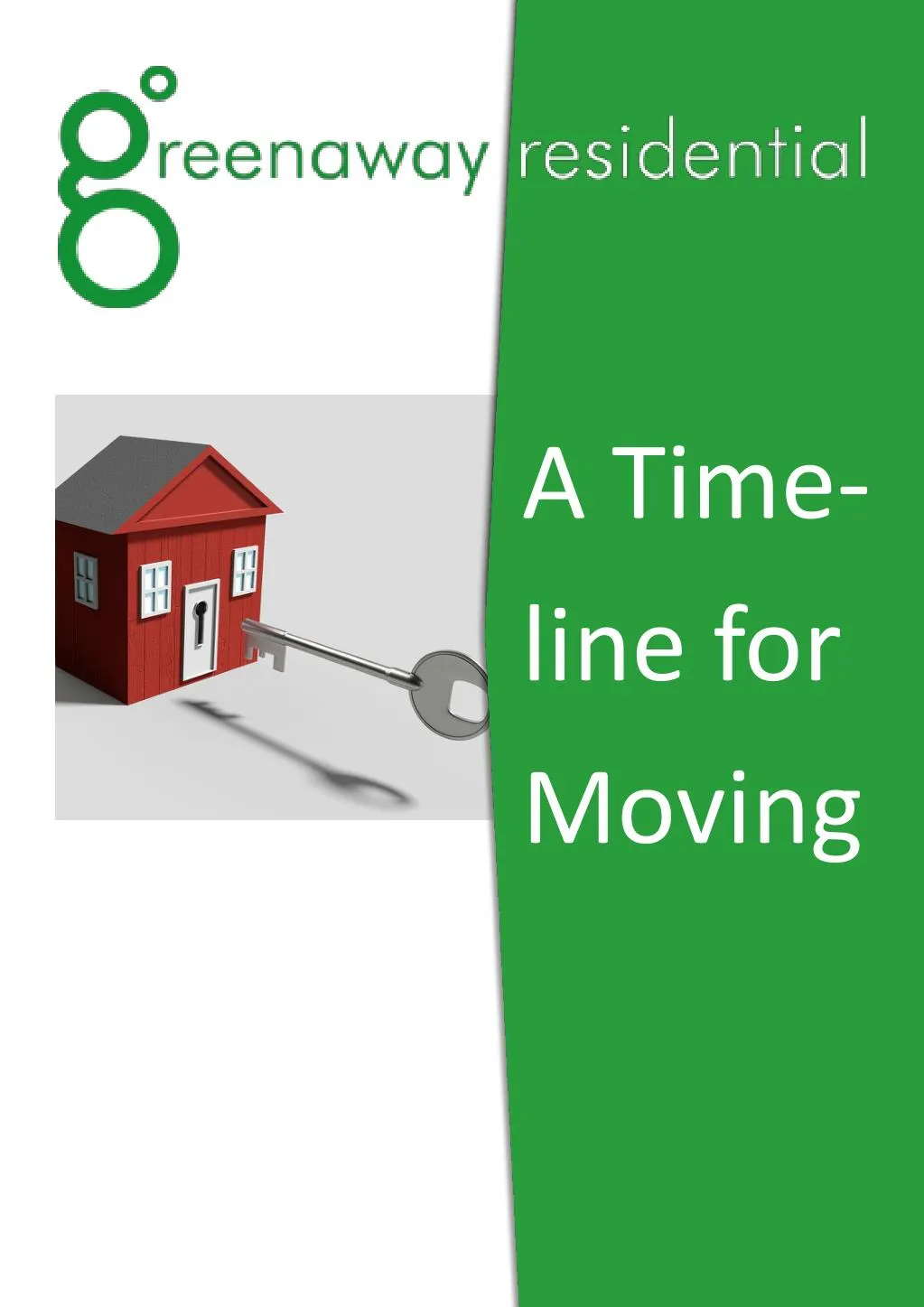 a time line for moving