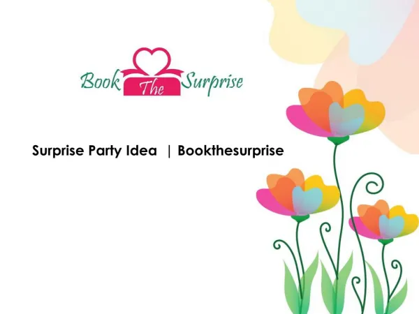 surprise party idea