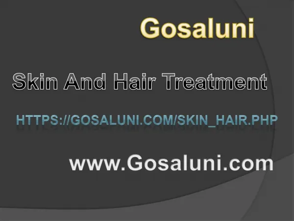 Skin and Hair Treatment Clinic Services in Hyderabad