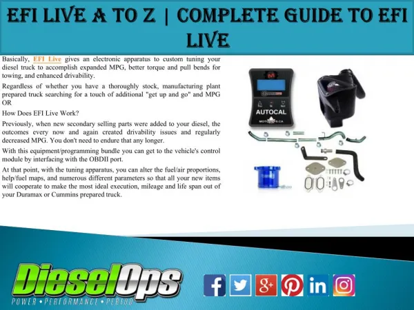 EFI Live A to Z | Complete Guide to EFI Live