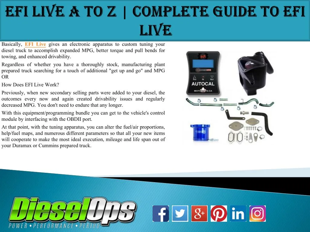 efi live a to z complete guide to efi live