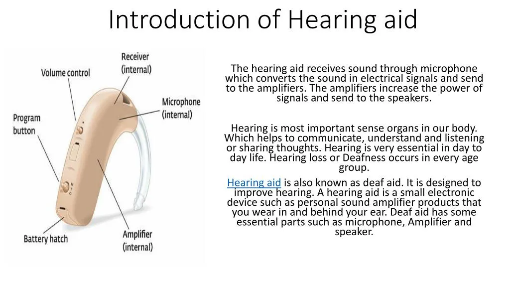 introduction of hearing aid