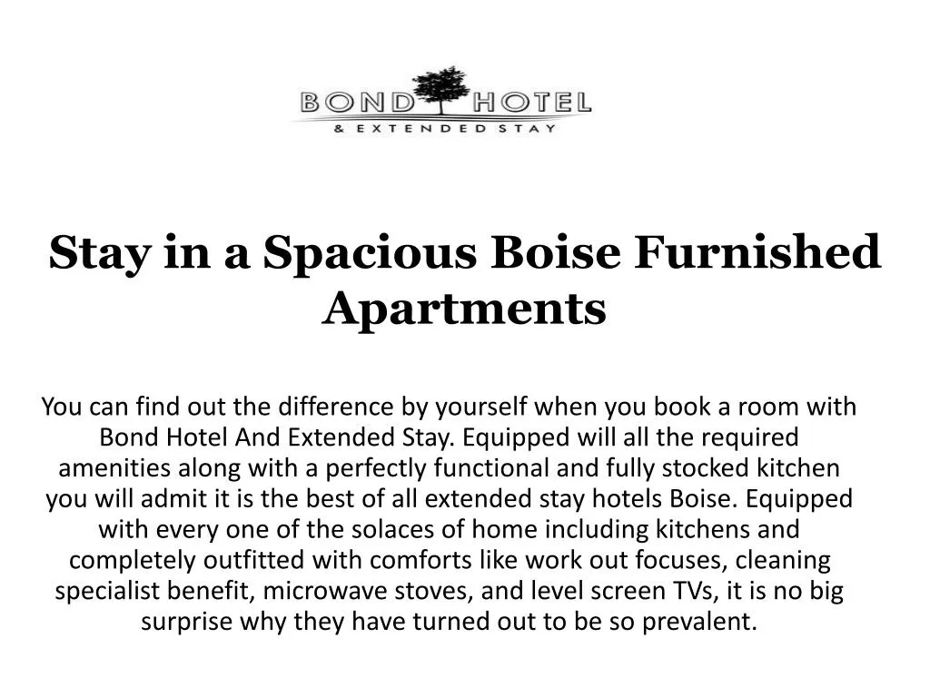 stay in a spacious boise furnished apartments