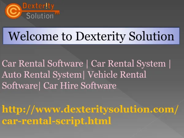Car Rental Software | Car Rental System | Auto Rental System | Vehicle Rental Software| Car Hire Software
