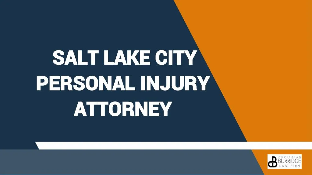 salt lake city personal injury attorney