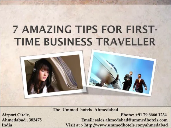 7 Amazing Tips For First-Time Business Traveller