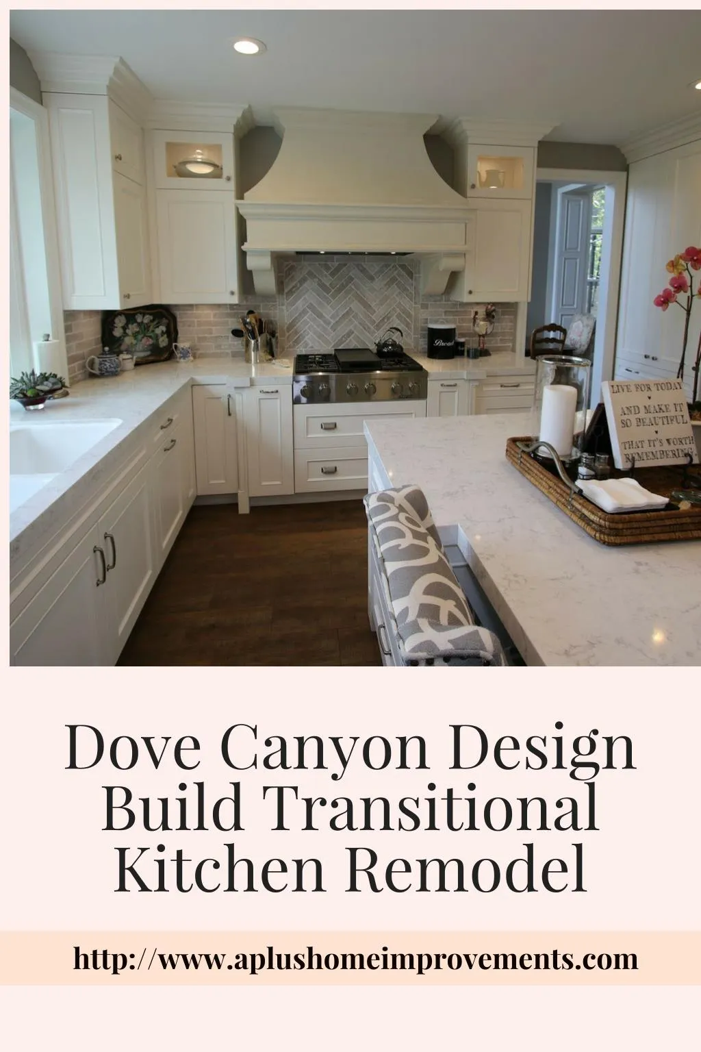 dove canyon design build transitional kitchen