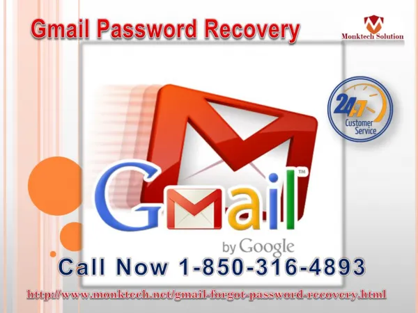 Are you looking for the instantaneous 1-850-316-4893 Gmail Password Recovery?  