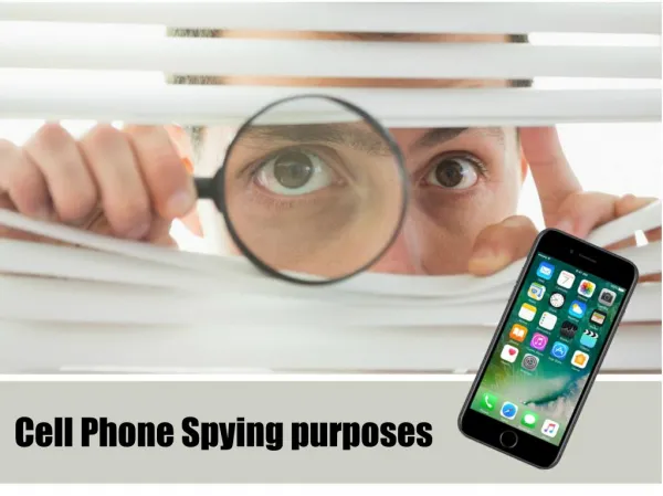Cell Phone Spying purposes
