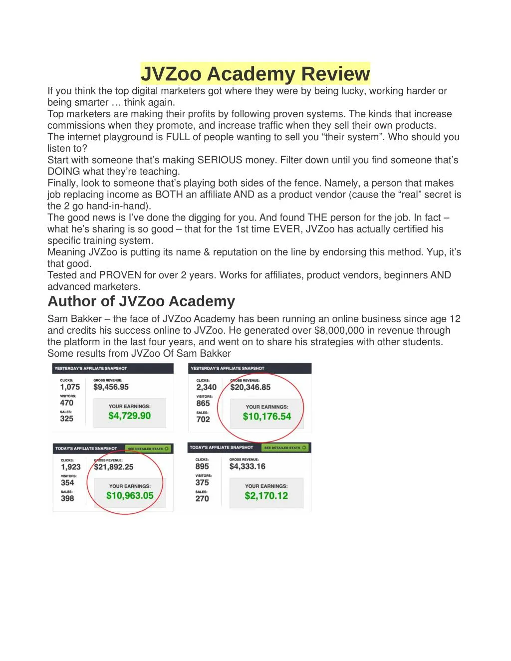 jvzoo academy review if you think the top digital