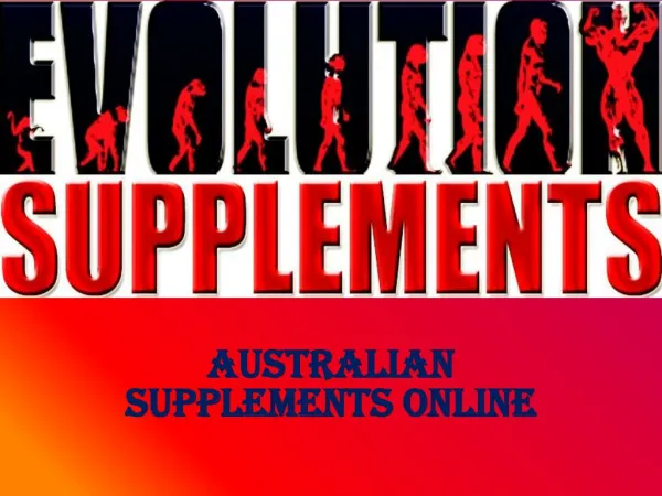 Best Australian Supplements Online Store