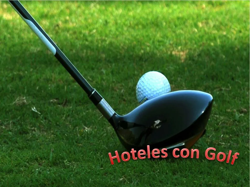 hoteles con golf