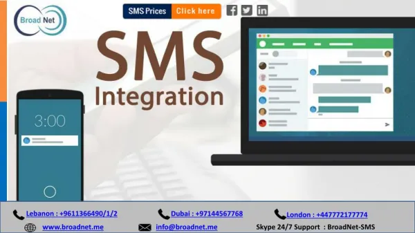 Easy SMS integration with any software, using SMS APIs