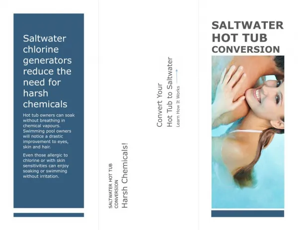 Saltwater Hot Tub Conversion Good For Body Salt Spa
