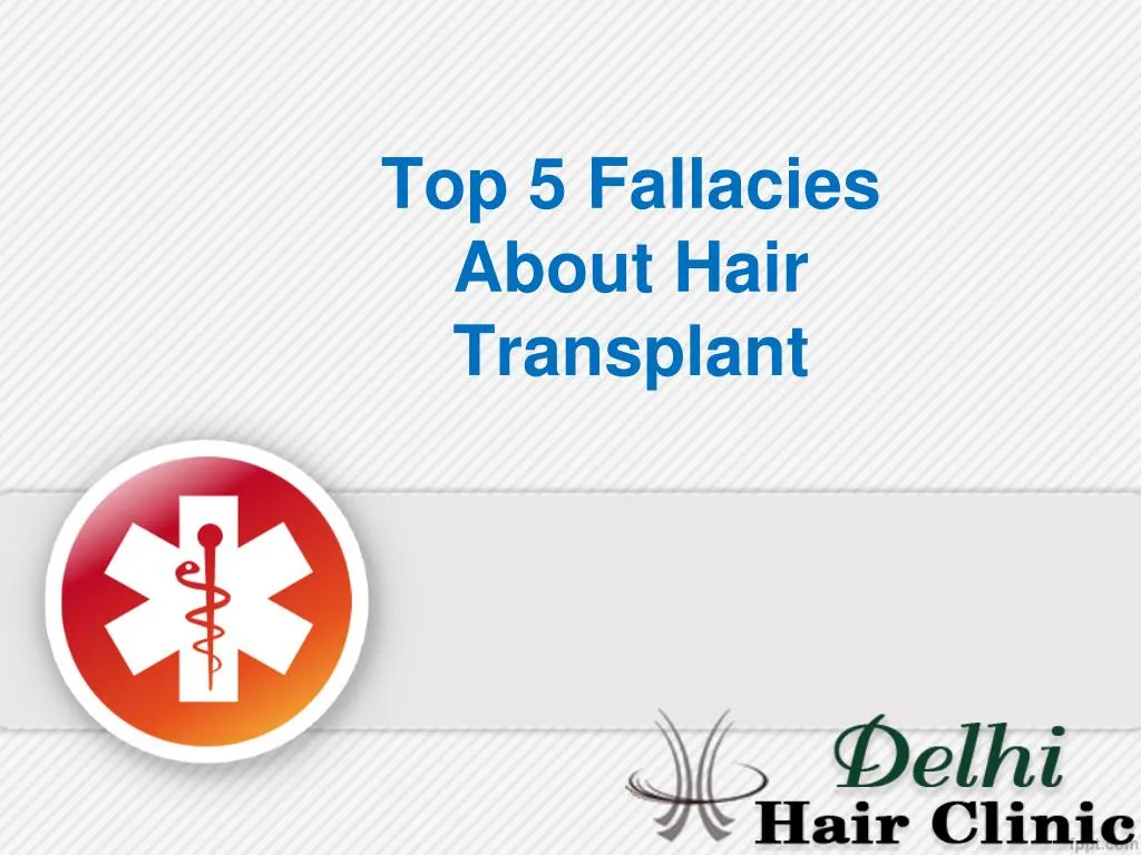 top 5 fallacies about hair transplant