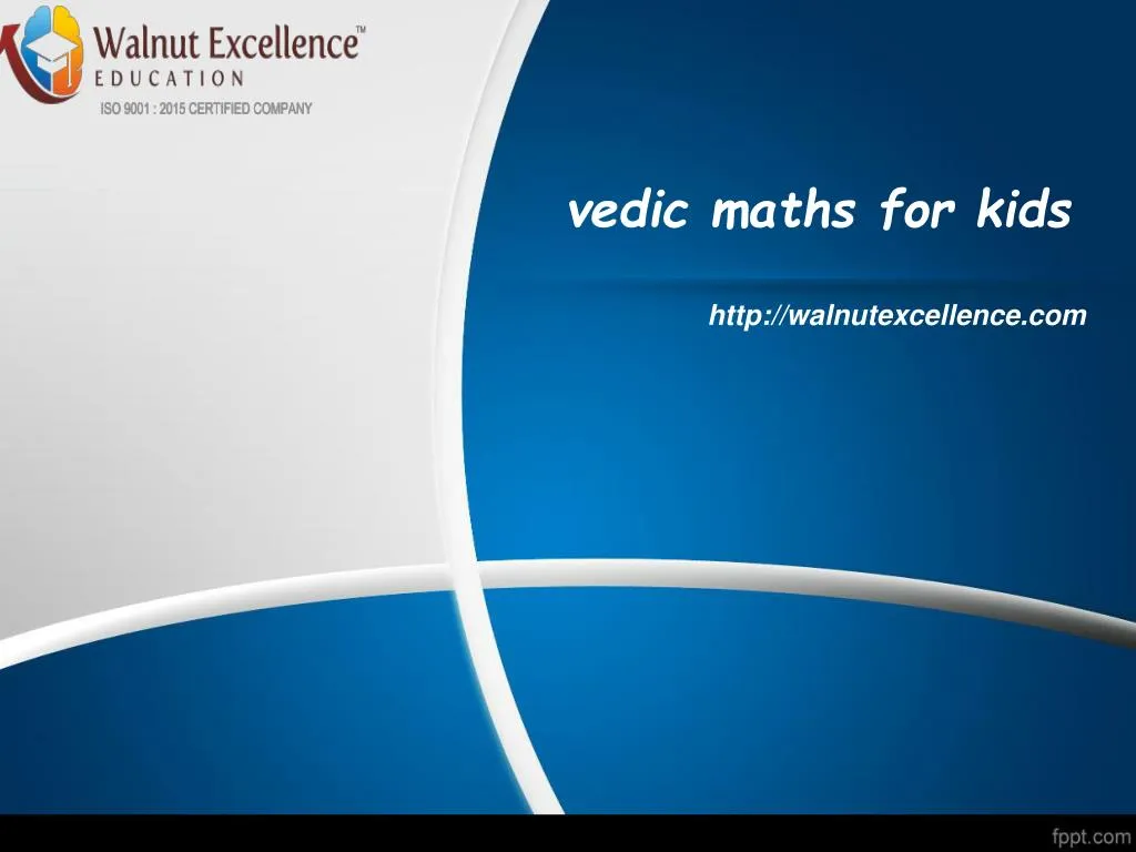 vedic maths for kids