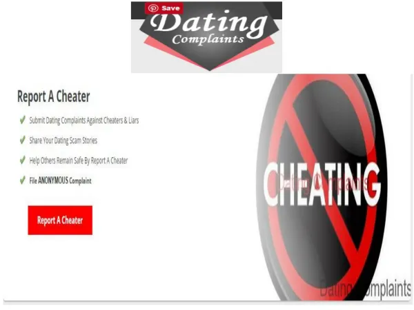 Share Online Complaints | Report a cheater