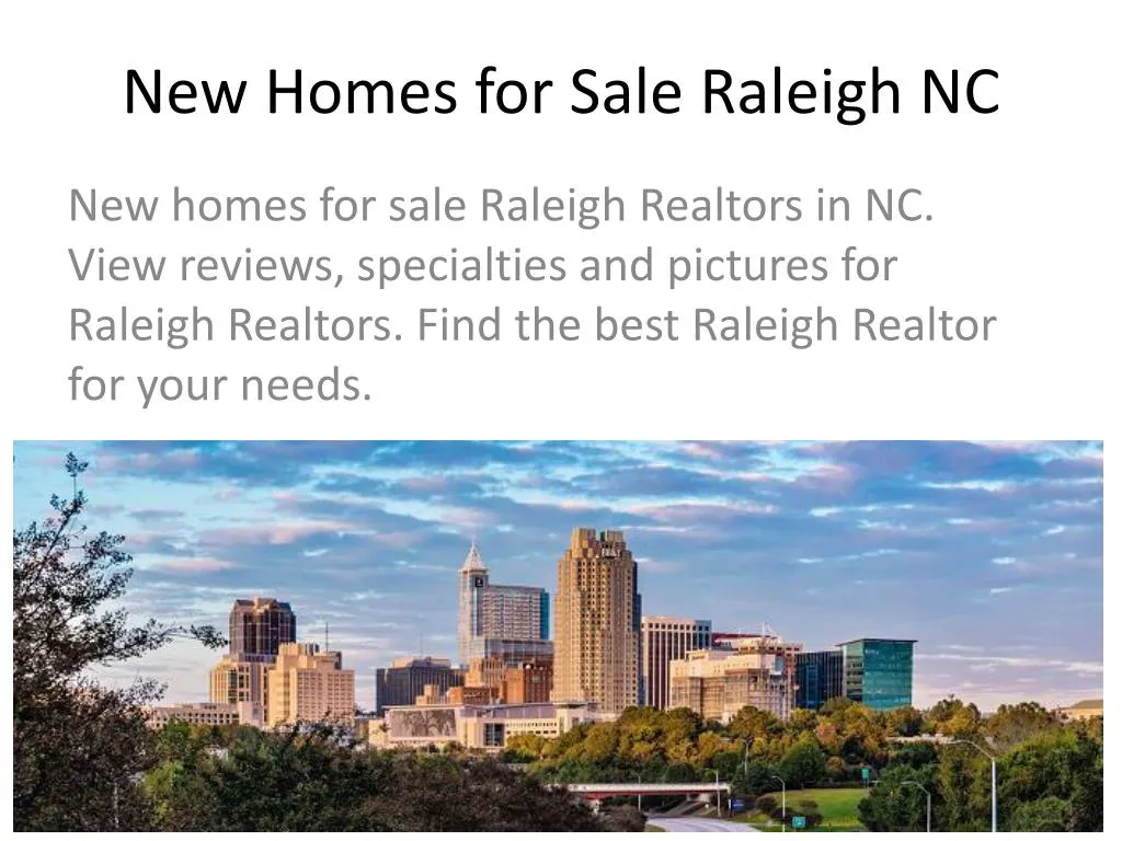 new homes for sale raleigh nc