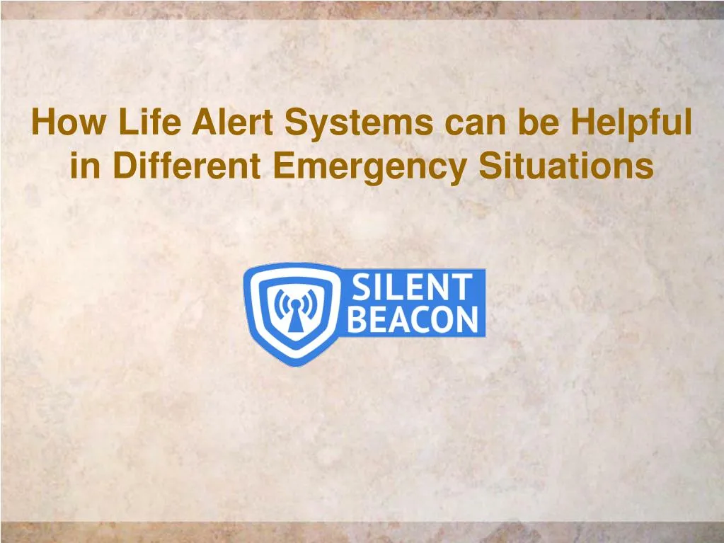 how life alert systems can be helpful