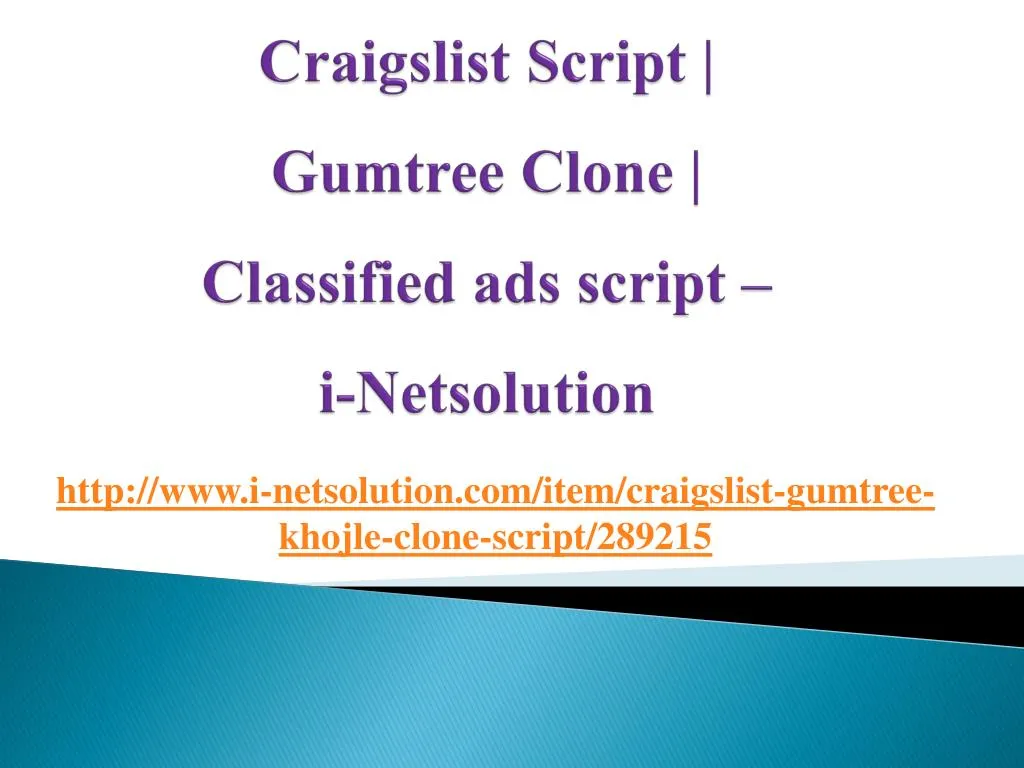craigslist script gumtree clone classified ads script i netsolution