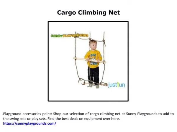 Cargo Climbing Net