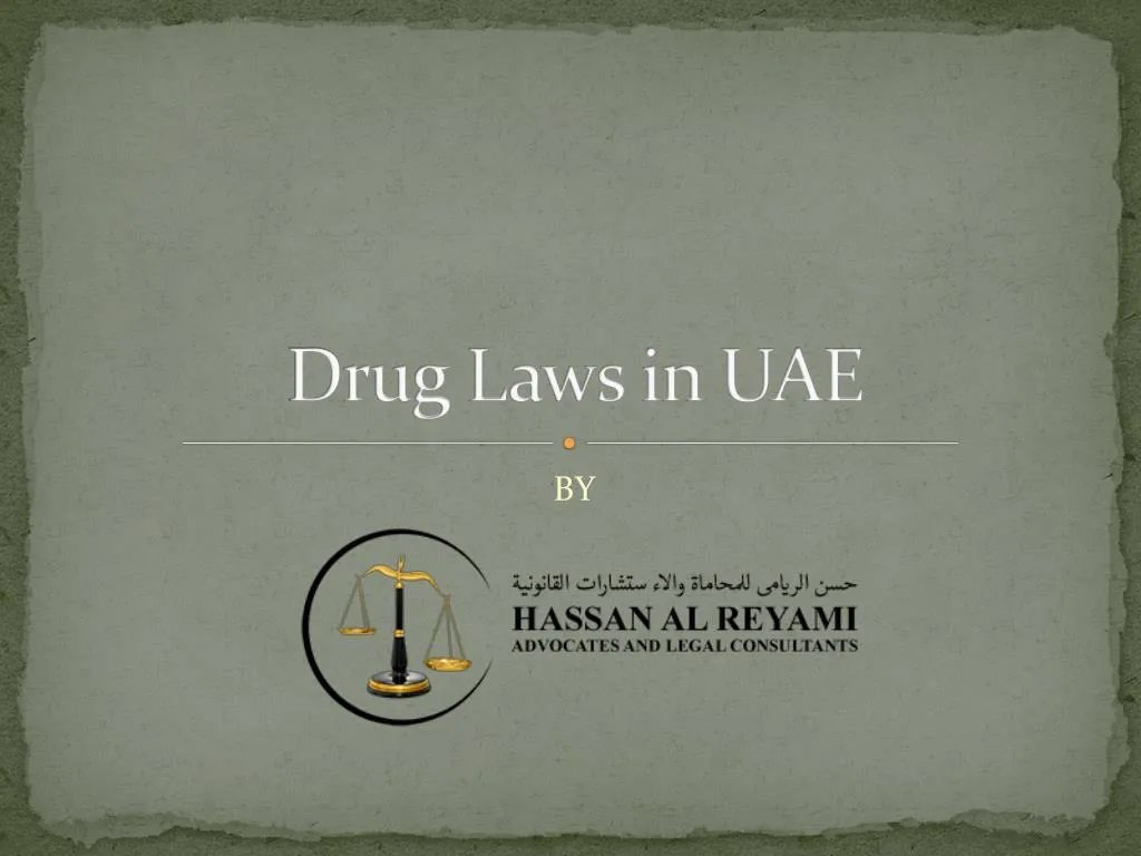 d rug laws in uae