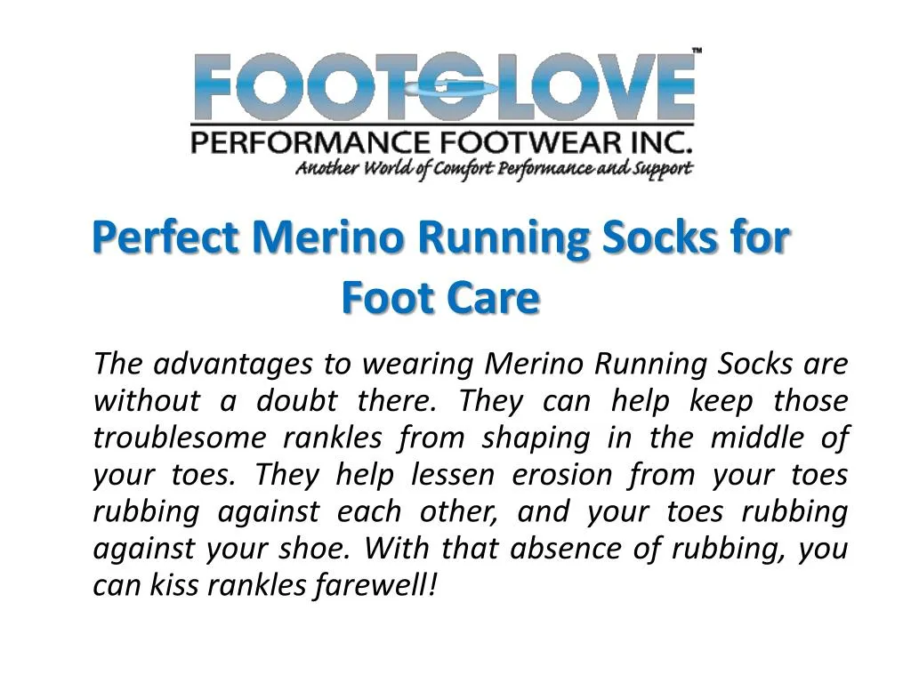 perfect merino running socks for foot care