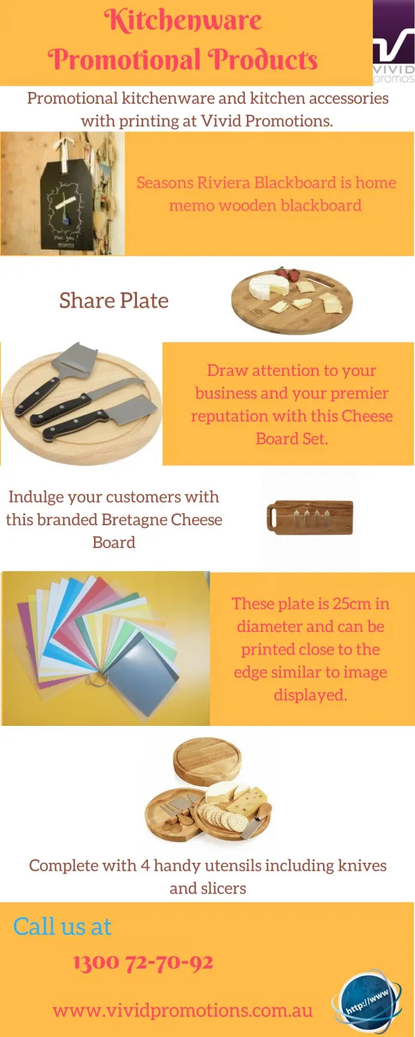 Kitchenware Promotional Products | Vivid Promotions