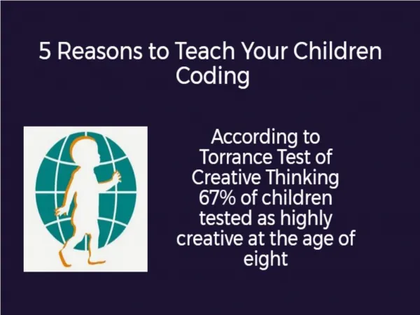 5 Reasons to Teach Your Children Coding