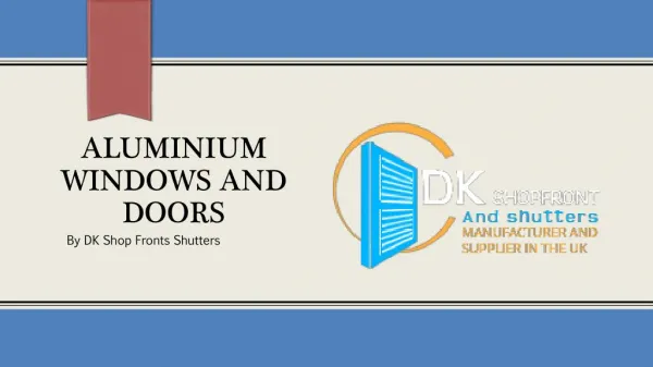 Aluminium Windows and Doors