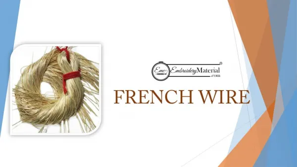 Buy French Wire online at wholesale prices