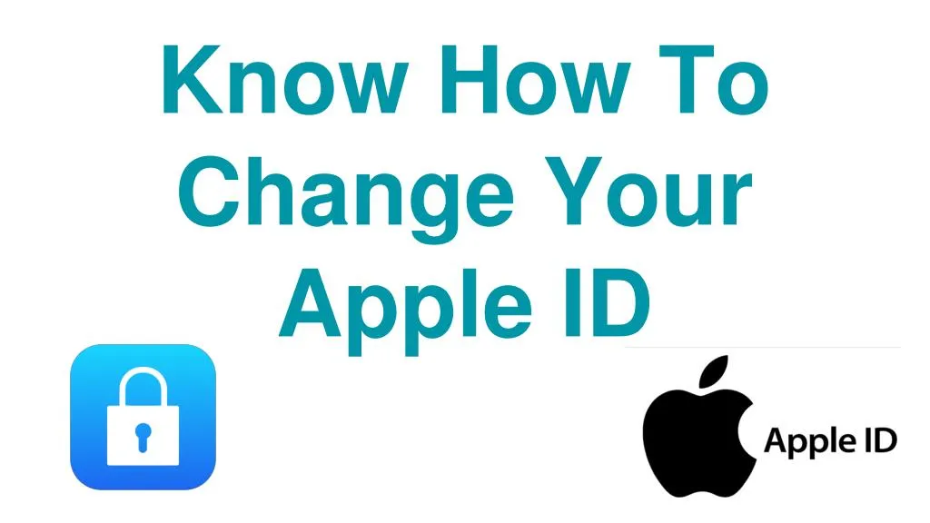 know how to change your apple id
