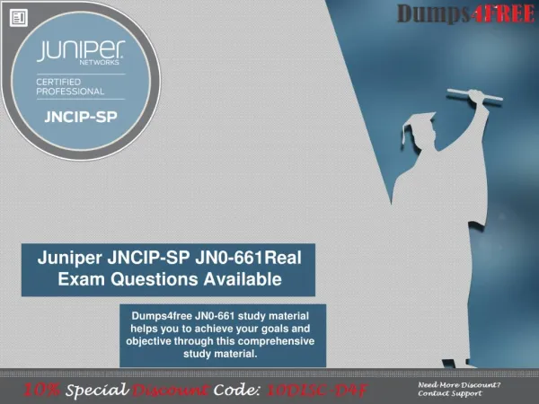 Dumps4free is an amazing resource that facilitates those who want to pass their Juniper JN0-661 certification exams in a