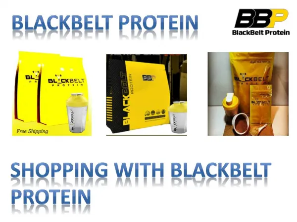 Shopping With BlackBelt Protein