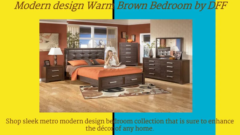 modern design warm brown bedroom by dff