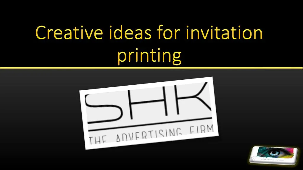 creative ideas for invitation printing