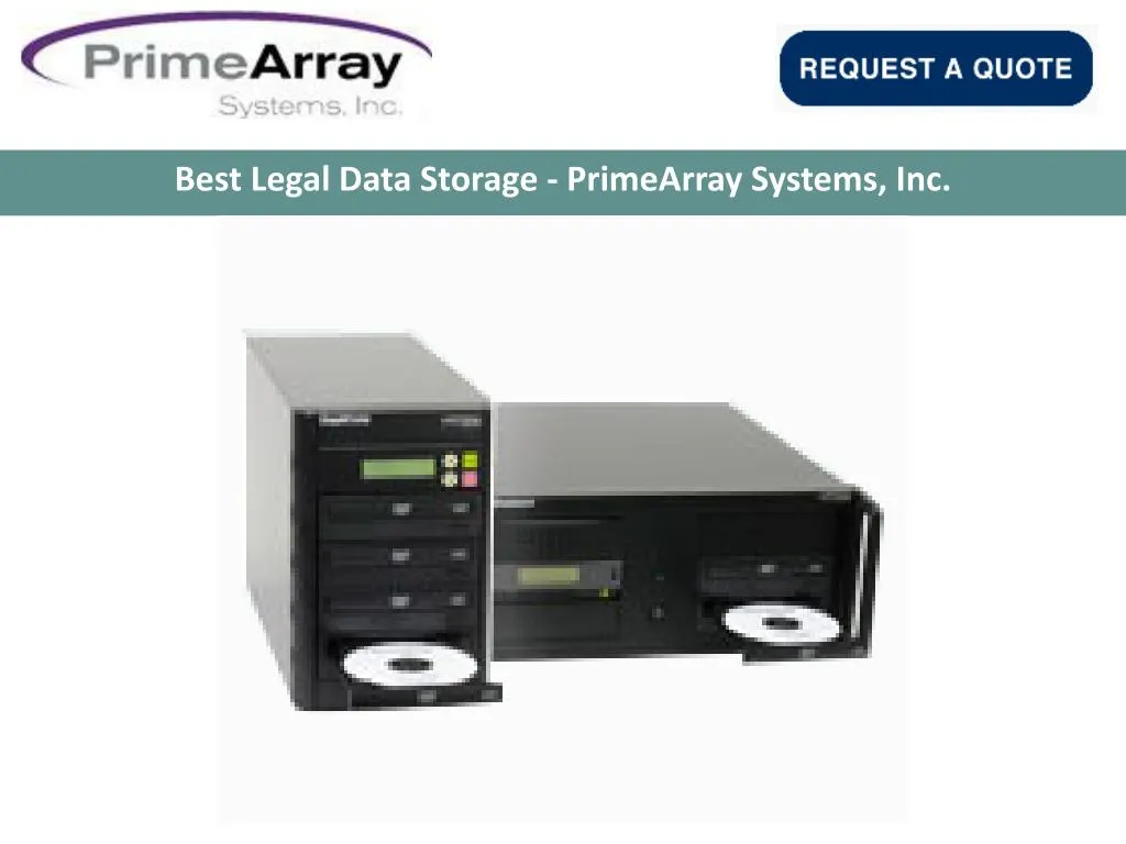 best legal data storage primearray systems inc