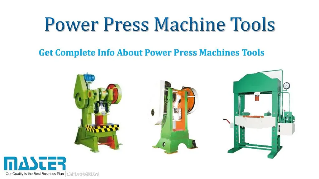 power press machine tools