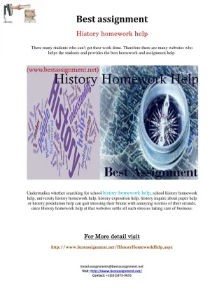 History homework help - slide 1