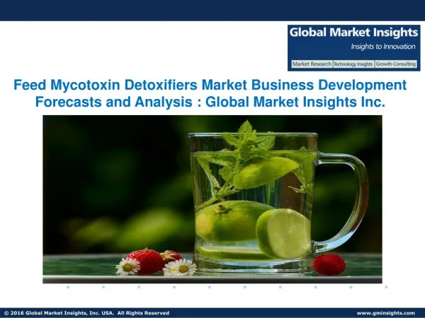 Feed Mycotoxin Detoxifiers Market Analysis and Current Business Trends by 2024