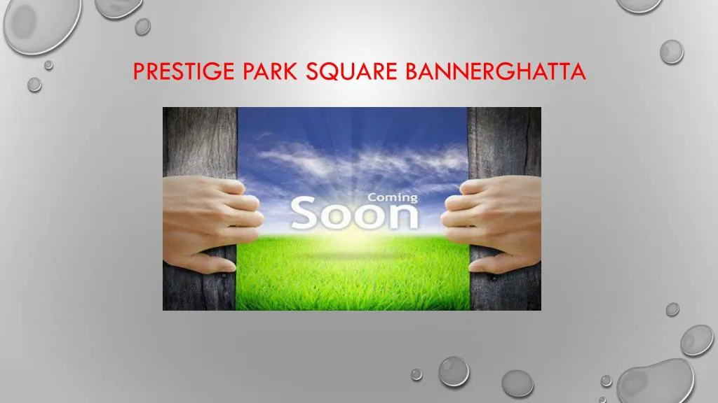 prestige park square bannerghatta