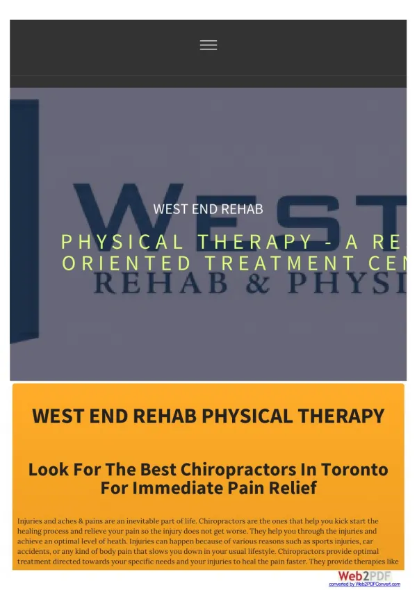 Look for the Best Chiropractors in Toronto for immediate pain relief