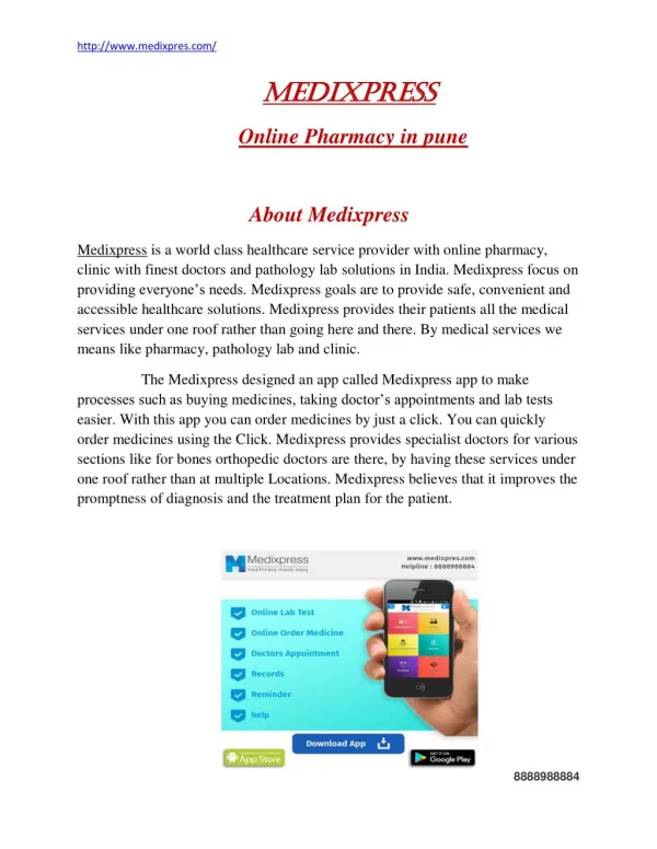 Medixpress|online pharmacy in Pune